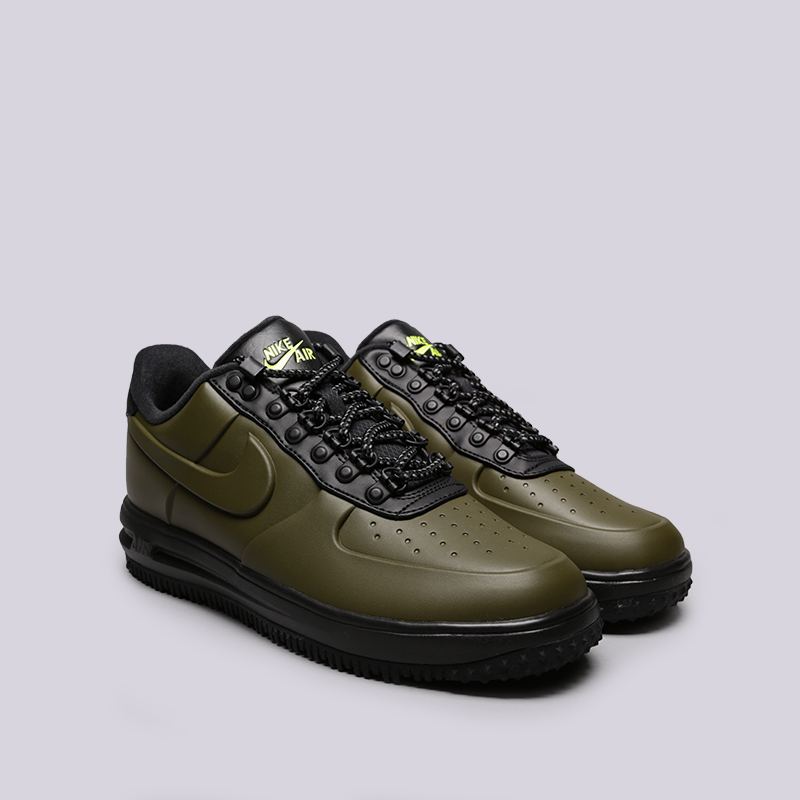 мужские зеленые кроссовки Nike Lunar Force 1 Duckboot Low AA1125-301 - цена, описание, фото 2