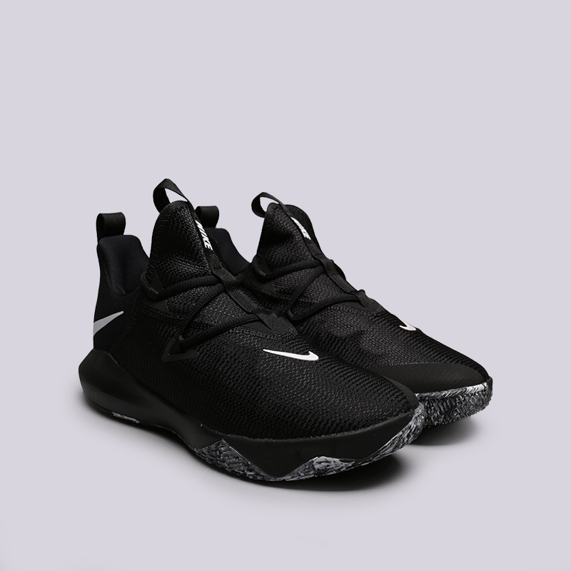 мужские черные баскетбольные кроссовки Nike Zoom Shift 2 AR0458-001 - цена, описание, фото 3