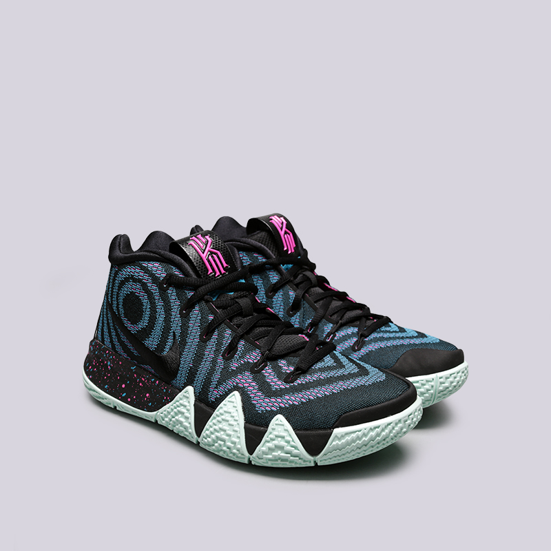 мужские черные баскетбольные кроссовки Nike Kyrie 4 943806-007 - цена, описание, фото 3