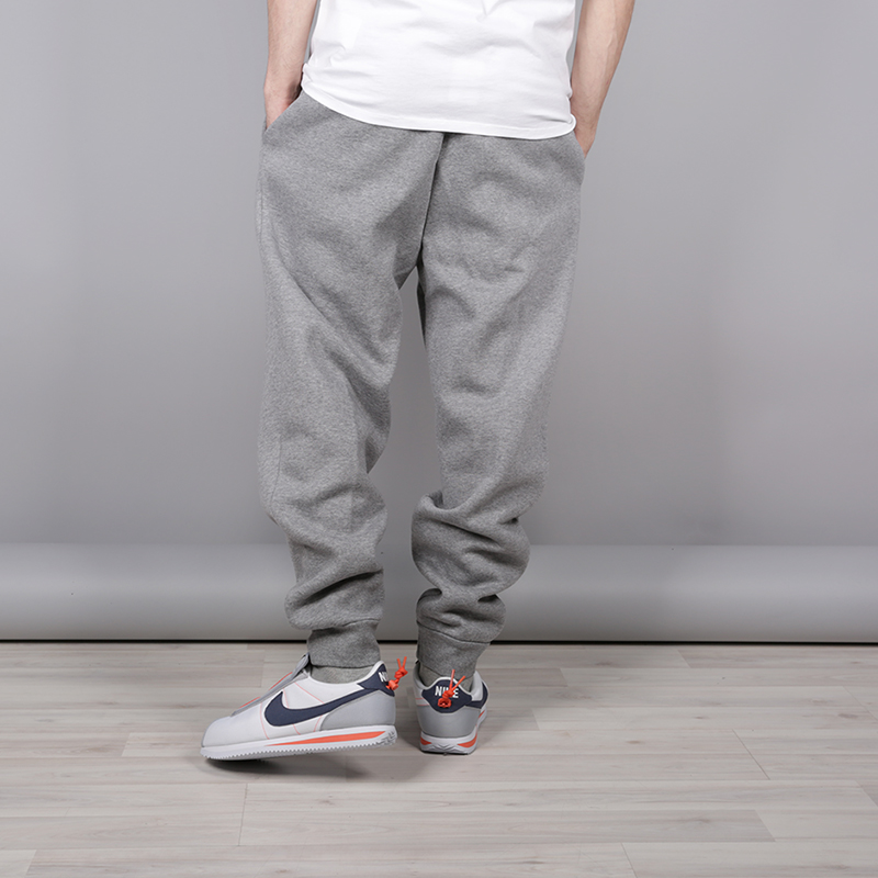 мужские серые брюки Jordan Jumpman Fleece Pant 940172-091 - цена, описание, фото 3