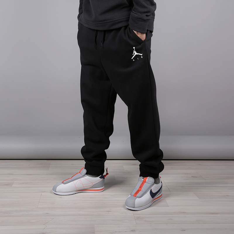 мужские черные брюки Jordan Jumpman Fleece Pant 940172-010 - цена, описание, фото 2