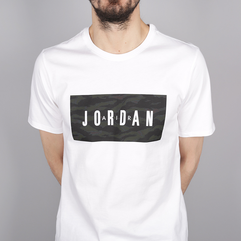 мужская белая футболка Jordan Tech WNT AH6328-100 - цена, описание, фото 2