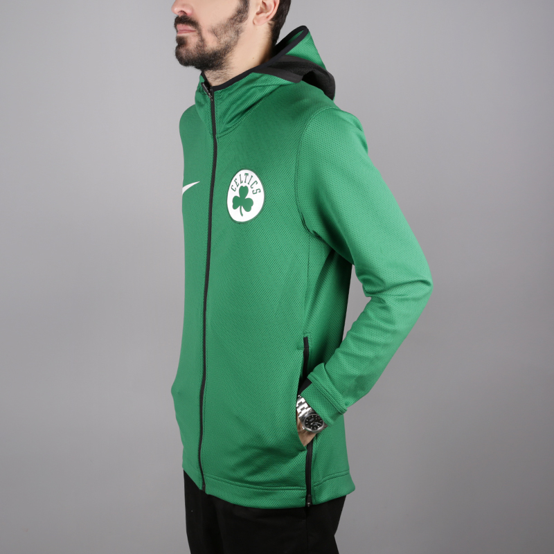 мужская зеленая толстовка Nike Boston Celtics Therma Flex Showtime 940114-312 - цена, описание, фото 3