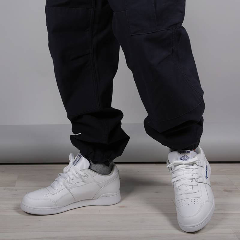 мужские синие брюки Carhartt WIP Sanders i024578-dark-navy - цена, описание, фото 6