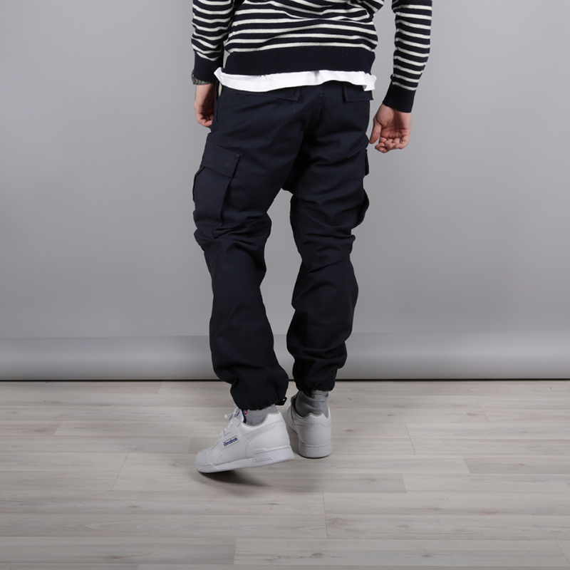 Мужские брюки Carhartt WIP Sanders (i024578-dark-navy)  - цена, описание, фото 3