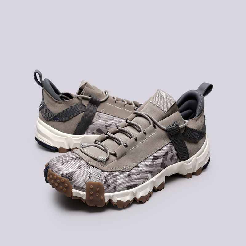 мужские бежевые кроссовки PUMA Trailfox Camo 36678702 - цена, описание, фото 3