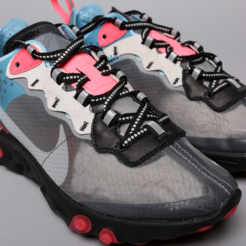 мужские серые кроссовки Nike React Element 87 AQ1090-006 - цена, описание, фото 5