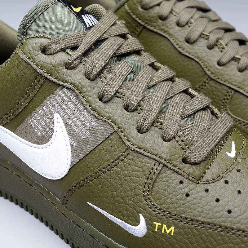 мужские зеленые кроссовки Nike Air Force 1 '07 LV8 Utility AJ7747-300 - цена, описание, фото 5