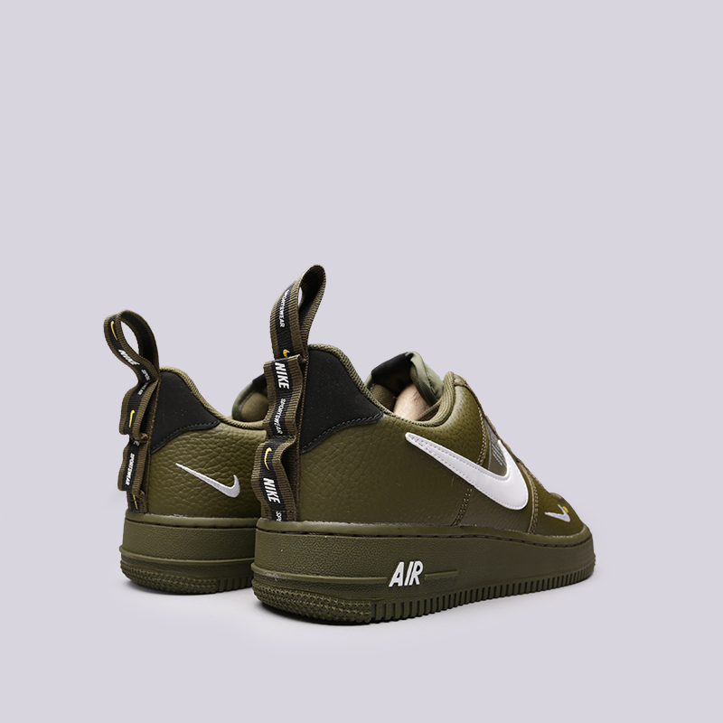 мужские зеленые кроссовки Nike Air Force 1 '07 LV8 Utility AJ7747-300 - цена, описание, фото 4