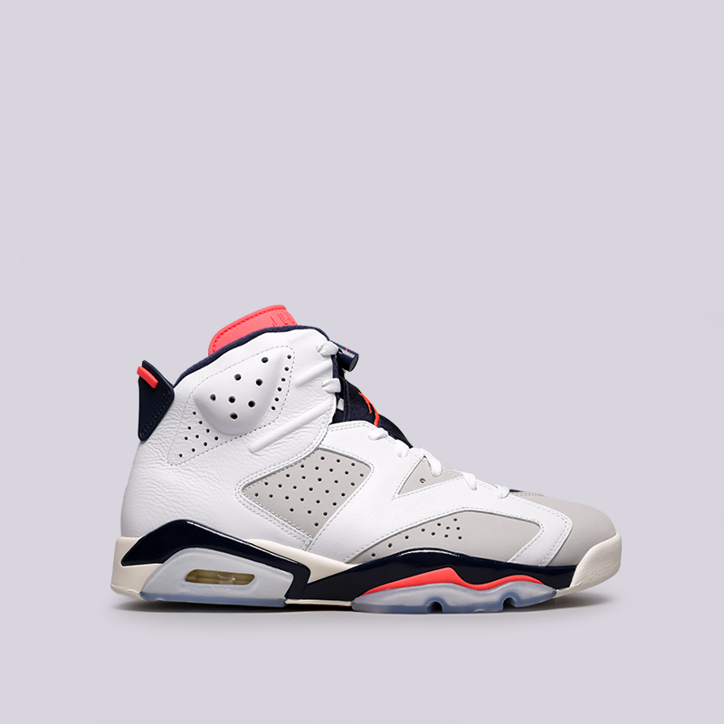 мужские серые кроссовки Jordan 6 Retro 384664-104 - цена, описание, фото 1