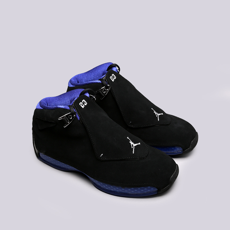 мужские черные кроссовки Jordan 18 Retro AA2494-007 - цена, описание, фото 3