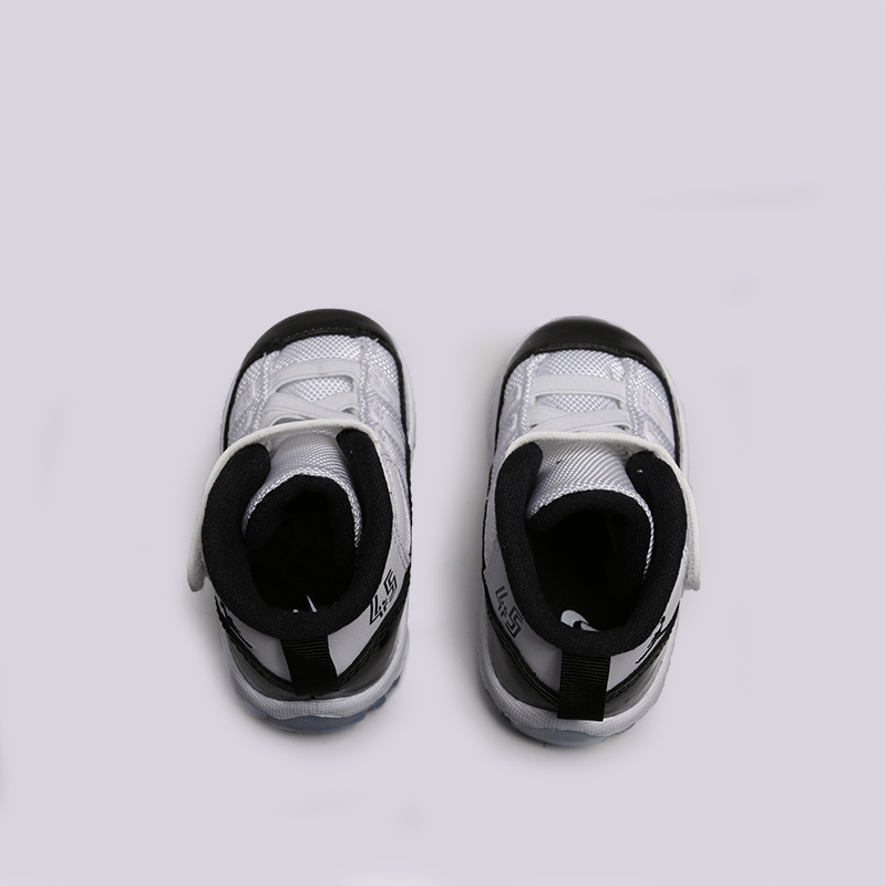 детские черные кроссовки Jordan 11 Retro (TD) 378040-100 - цена, описание, фото 5