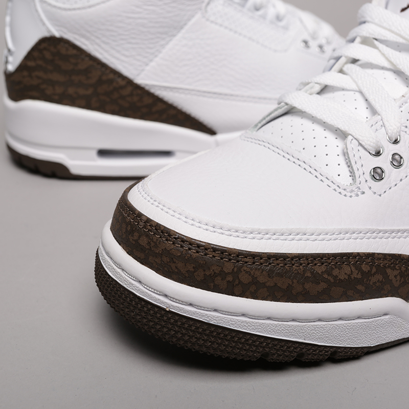 мужские белые кроссовки Jordan 3 Retro 136064-122 - цена, описание, фото 5