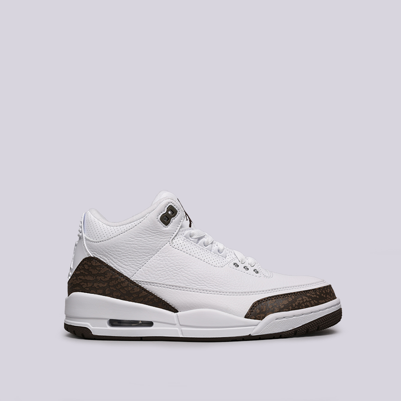 мужские белые кроссовки Jordan 3 Retro 136064-122 - цена, описание, фото 1