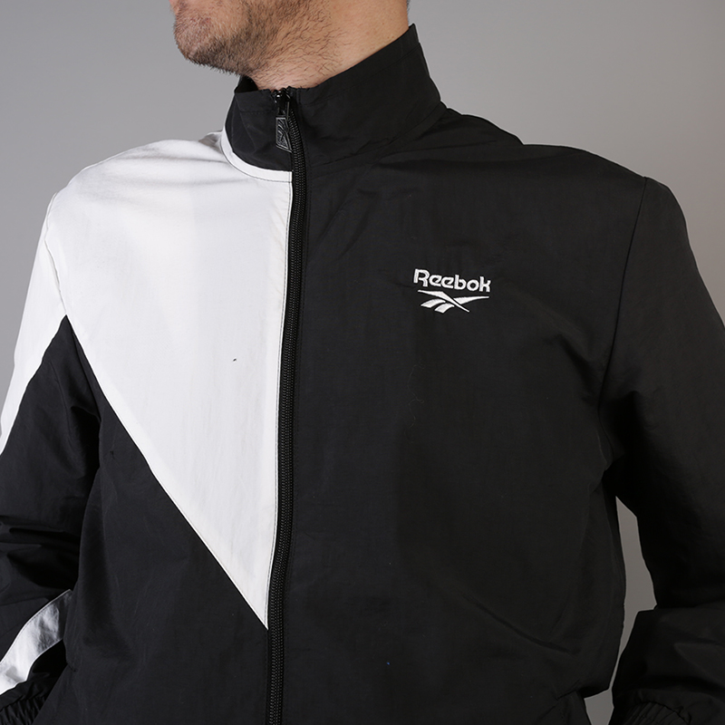 мужская черная куртка Reebok LF Tracktop DJ1950 - цена, описание, фото 4