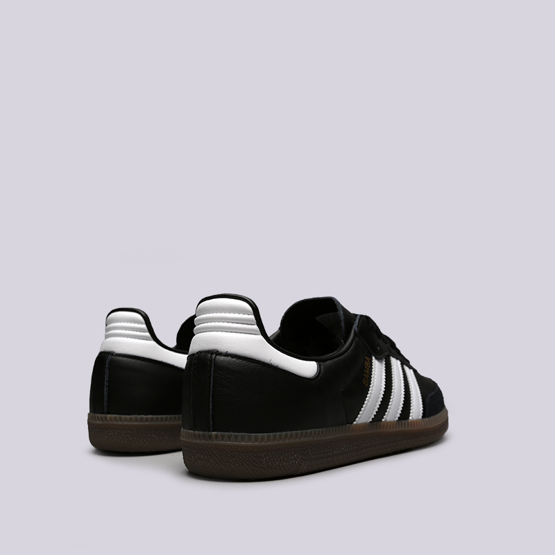 мужские черные кроссовки adidas Samba OG B75807 - цена, описание, фото 4