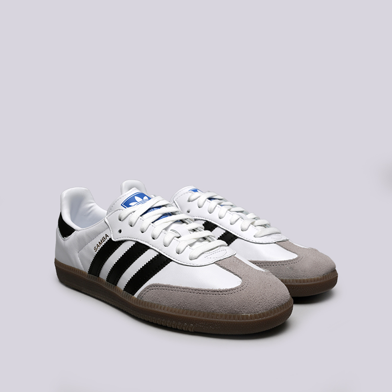 мужские белые кроссовки adidas Samba OG B75806 - цена, описание, фото 3