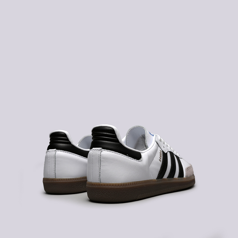 мужские белые кроссовки adidas Samba OG B75806 - цена, описание, фото 4