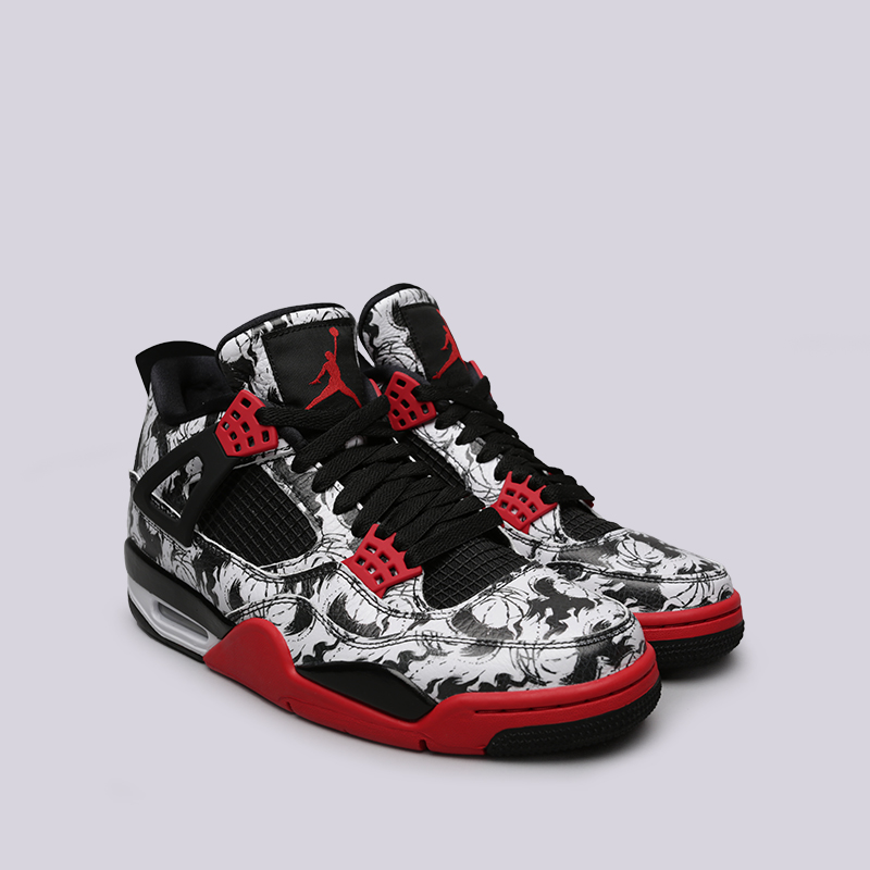 мужские черные кроссовки Jordan 4 Retro SNGL DY BQ0897-006 - цена, описание, фото 3