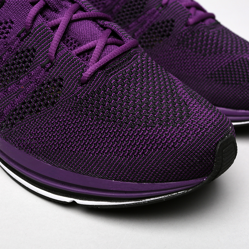 мужские фиолетовые кроссовки Nike Flyknit Trainer AH8396-500 - цена, описание, фото 5