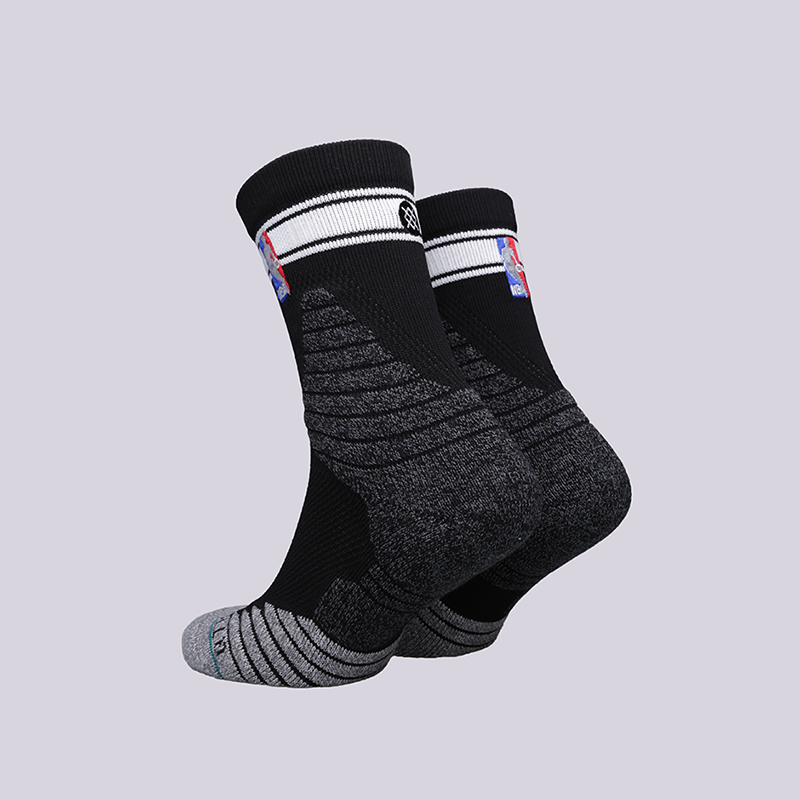 мужские черные носки Stance Qtr Bold Stripe M359D6QTBS- black - цена, описание, фото 2