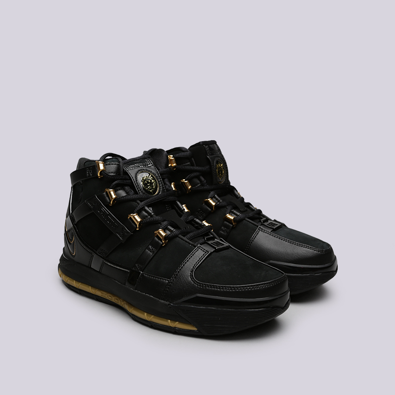 мужские черные баскетбольные кроссовки Nike Zoom LeBron III QS AO2434-001 - цена, описание, фото 3