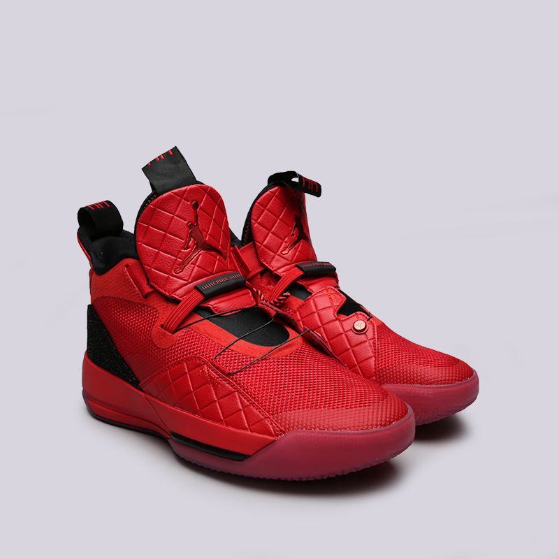 мужские красные баскетбольные кроссовки Jordan 33 AQ8830-600 - цена, описание, фото 2