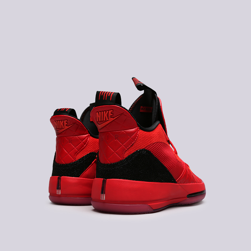 мужские красные баскетбольные кроссовки Jordan 33 AQ8830-600 - цена, описание, фото 3