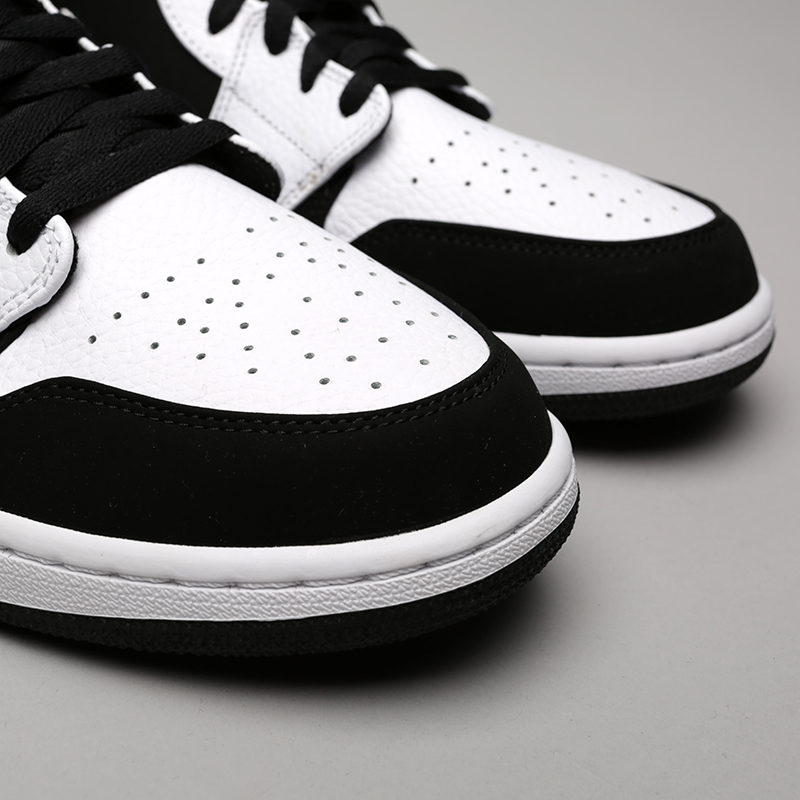 мужские белые кроссовки Jordan 1 Mid 554724-113 - цена, описание, фото 5