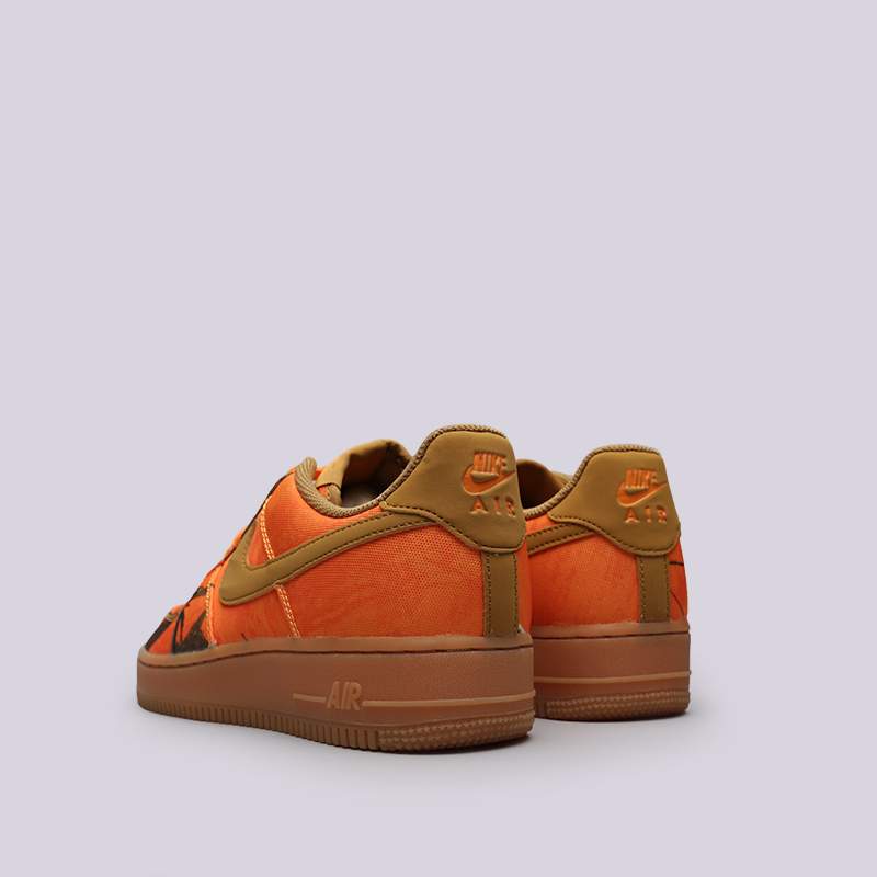 мужские оранжевые кроссовки Nike Air Force 1 '07 LV8 3 AO2441-800 - цена, описание, фото 4