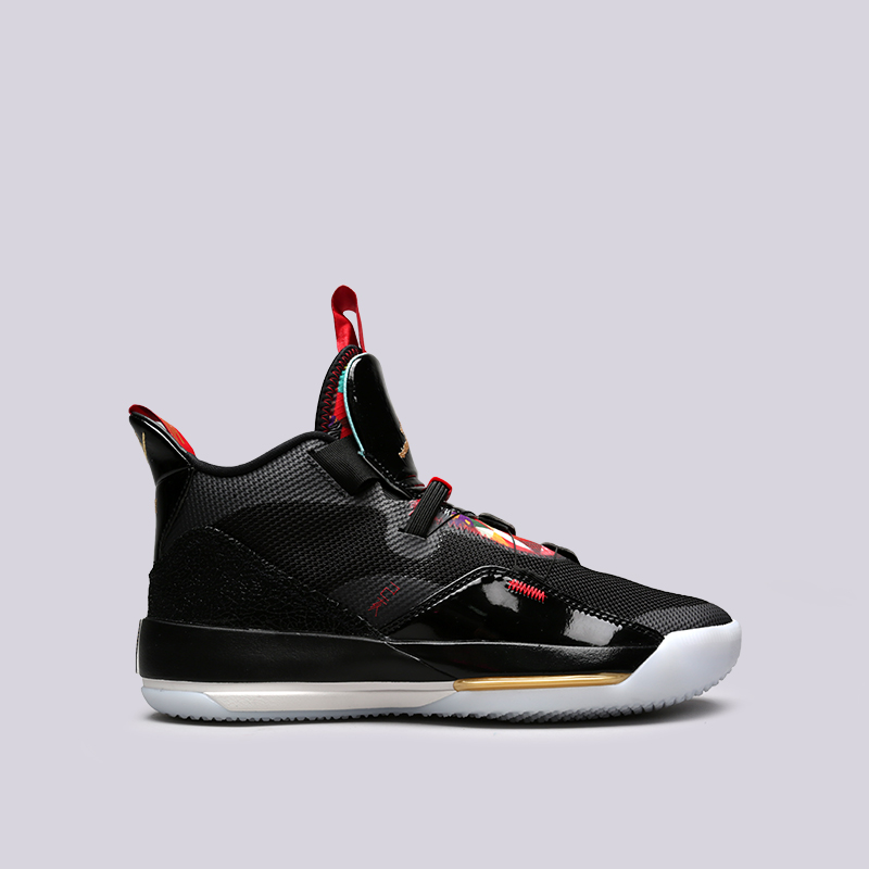мужские черные баскетбольные кроссовки Jordan 33 AQ8830-007 - цена, описание, фото 1