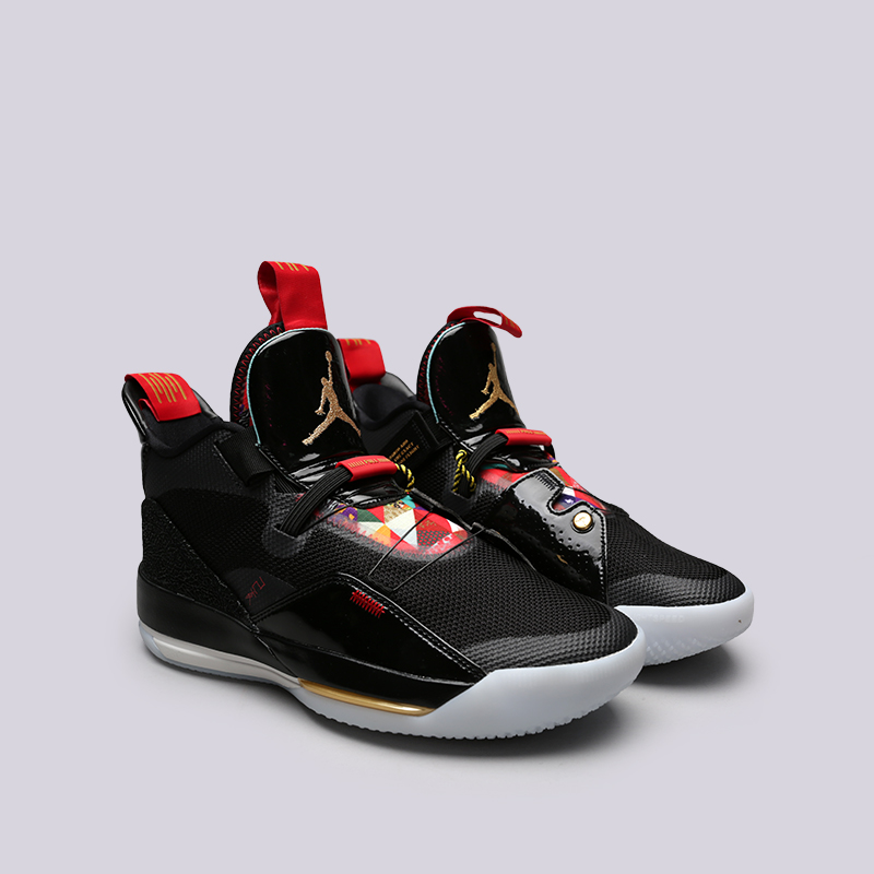 мужские черные баскетбольные кроссовки Jordan 33 AQ8830-007 - цена, описание, фото 3