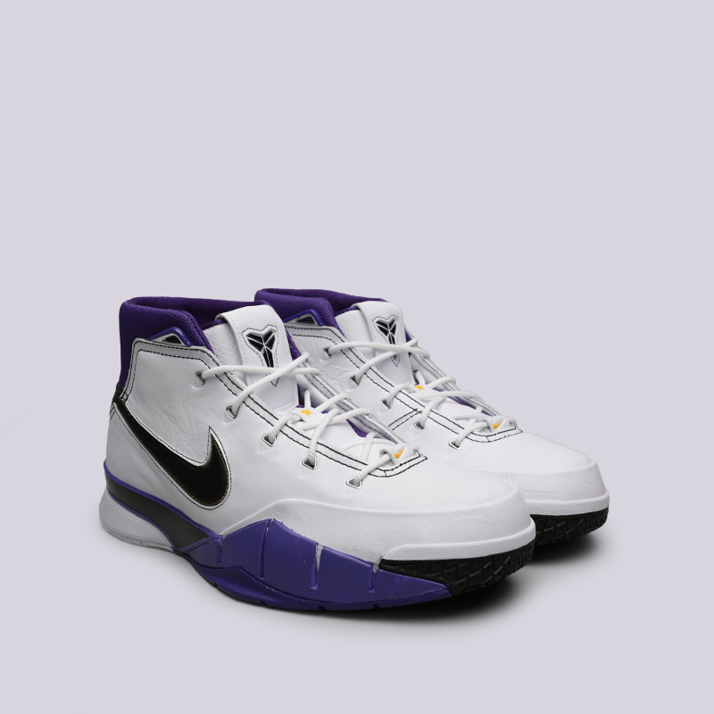 мужские белые баскетбольные кроссовки Nike Kobe 1 Protro AQ2728-105 - цена, описание, фото 3