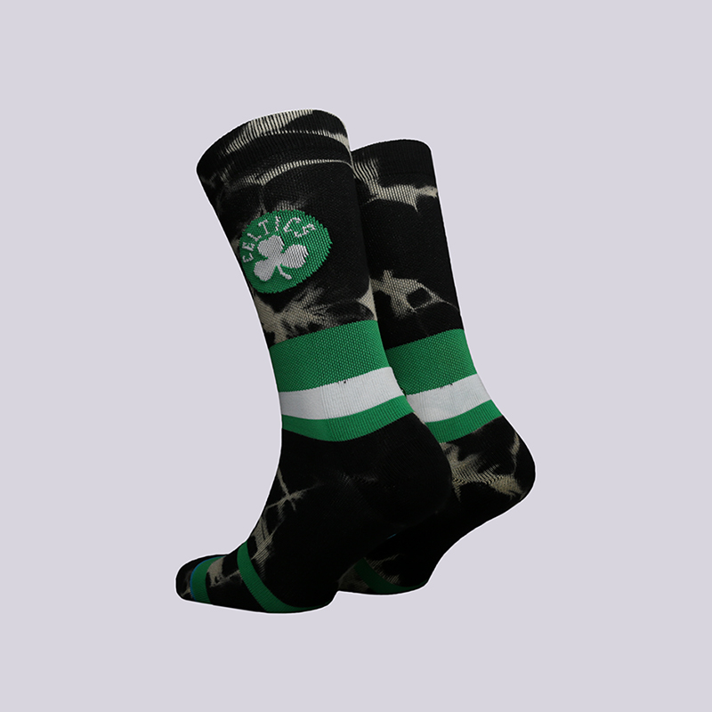 мужские черные носки Stance Celtics Acid Wash M558C18CEL-green - цена, описание, фото 2