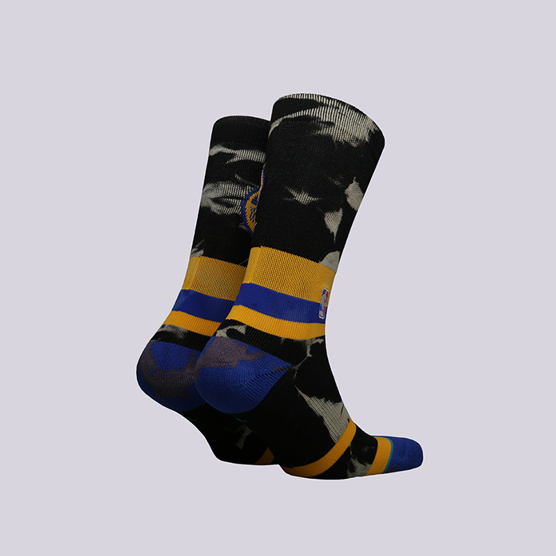 мужские черные носки Stance Warriors Acid Wash M558C18WAR-blue - цена, описание, фото 2