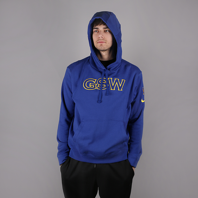 

Толстовка Nike, Golden State Warriors NBA Hoodie, Синий
