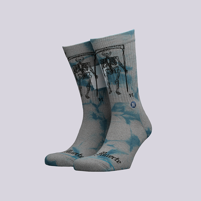 мужские серые носки Stance La Muerte M556C18LAM-grey - цена, описание, фото 1