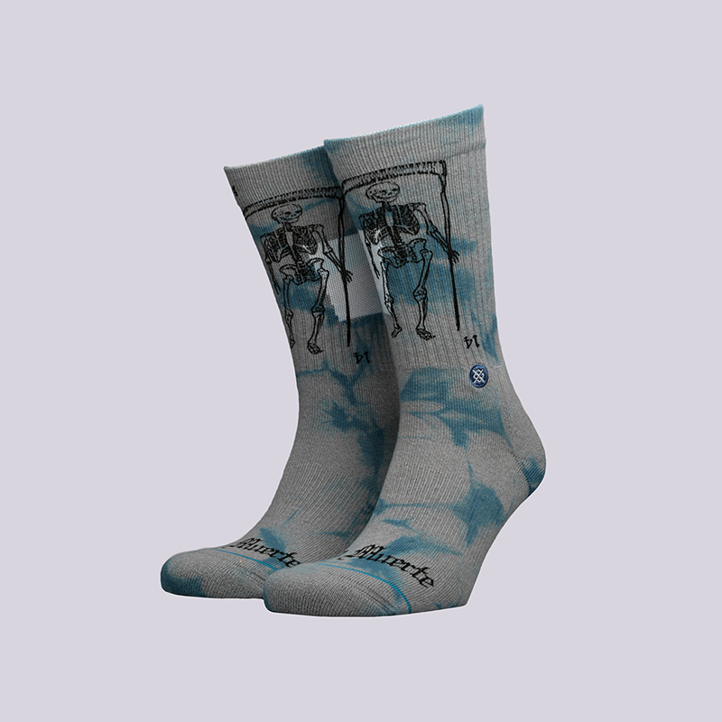 Мужские носки Stance La Muerte (M556C18LAM-grey)  - цена, описание, фото 1
