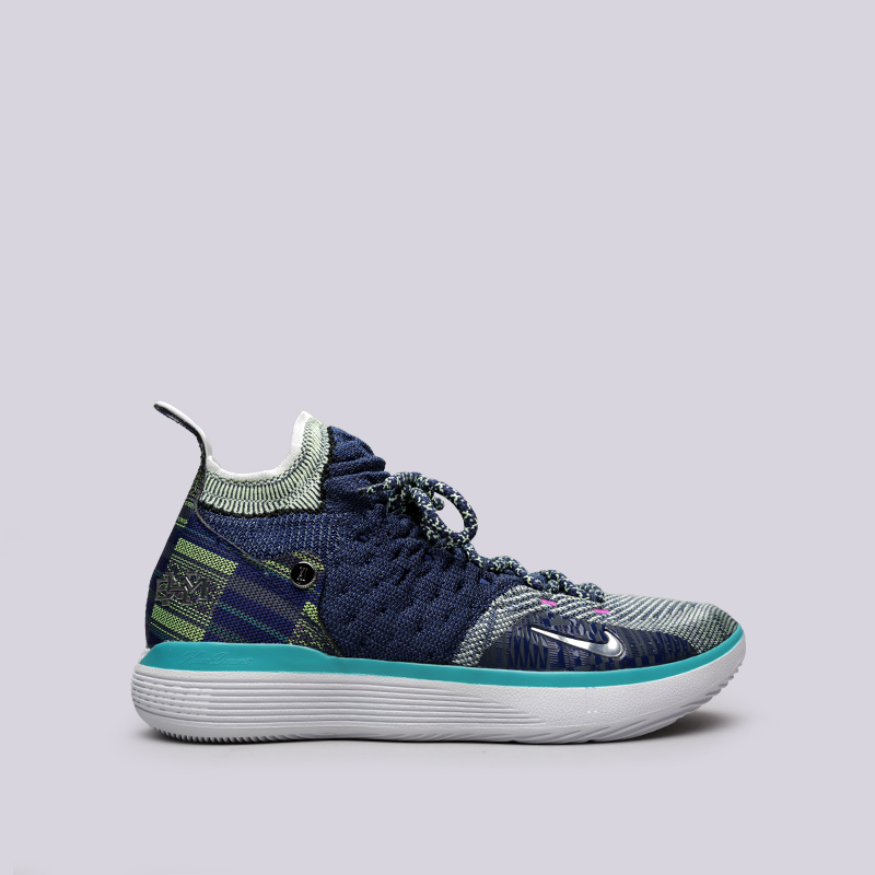 мужские синие баскетбольные кроссовки Nike Zoom KD11 BHM BQ6245-400 - цена, описание, фото 1