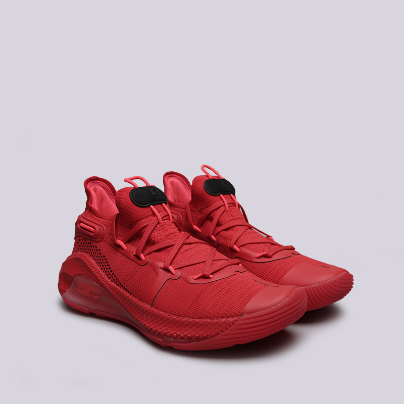мужские красные баскетбольные кроссовки Under Armour UA Curry 6 3020612-603 - цена, описание, фото 3