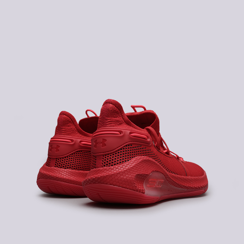 мужские красные баскетбольные кроссовки Under Armour UA Curry 6 3020612-603 - цена, описание, фото 4