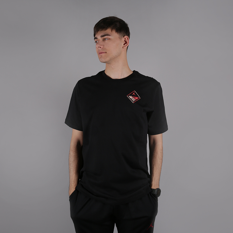

Футболка Jordan, Wings Flight Logo T-Shirt, Черный