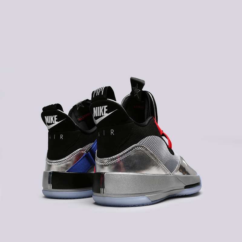 мужские серые баскетбольные кроссовки Jordan 33 AQ8830-005 - цена, описание, фото 4