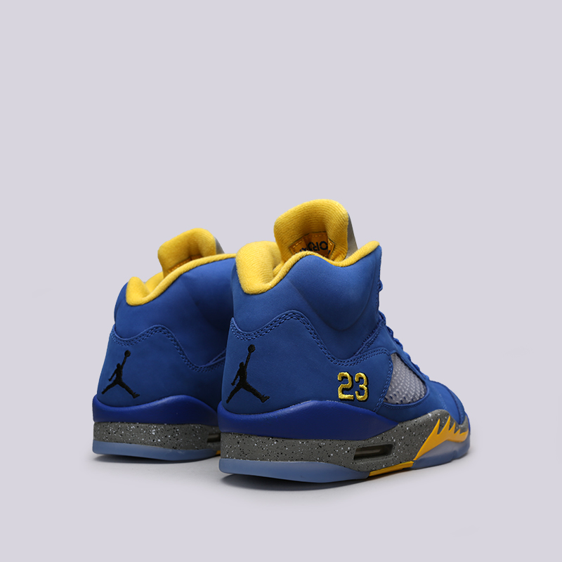 мужские синие кроссовки Jordan 5 Laney JSP CD2720-400 - цена, описание, фото 4