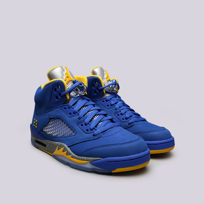 мужские синие кроссовки Jordan 5 Laney JSP CD2720-400 - цена, описание, фото 3