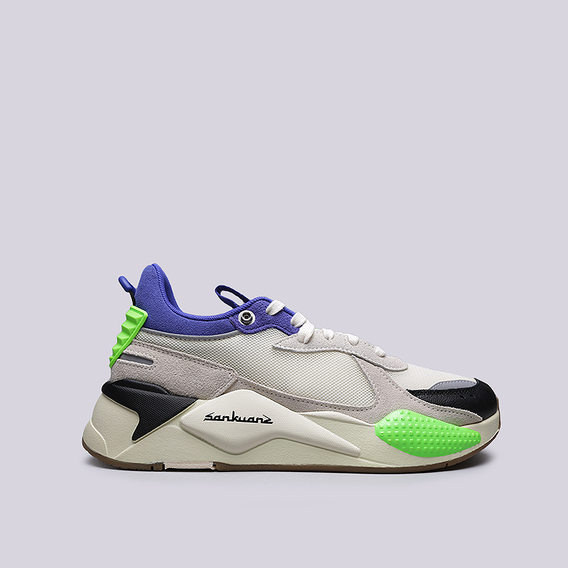 

Кроссовки Puma, RS-X SANKUANZ, Бежевый;черный;синий;салатовый