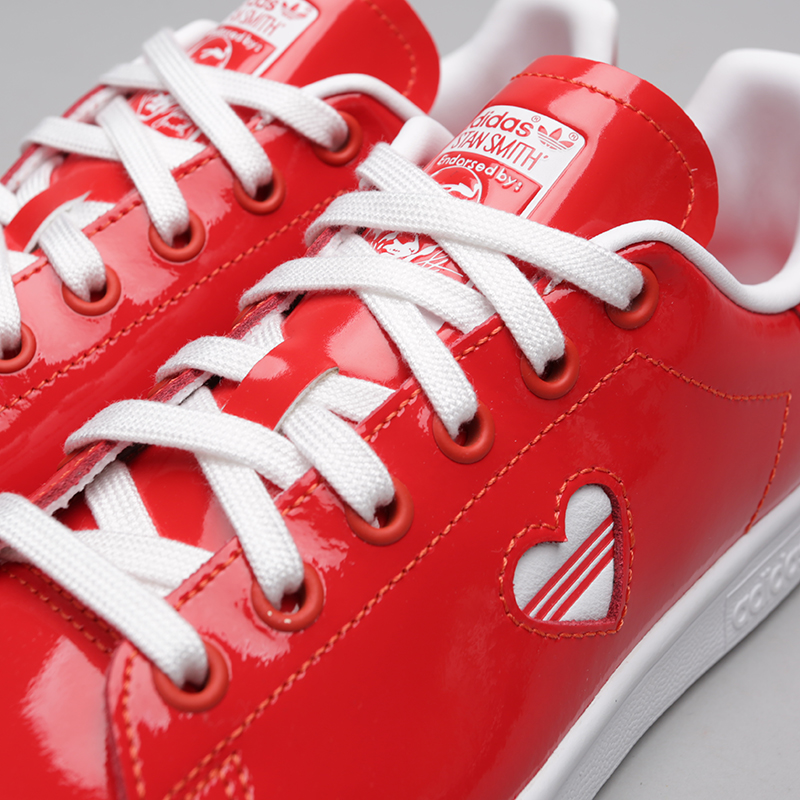 женские красные кроссовки adidas Stan Smith W G28136 - цена, описание, фото 5