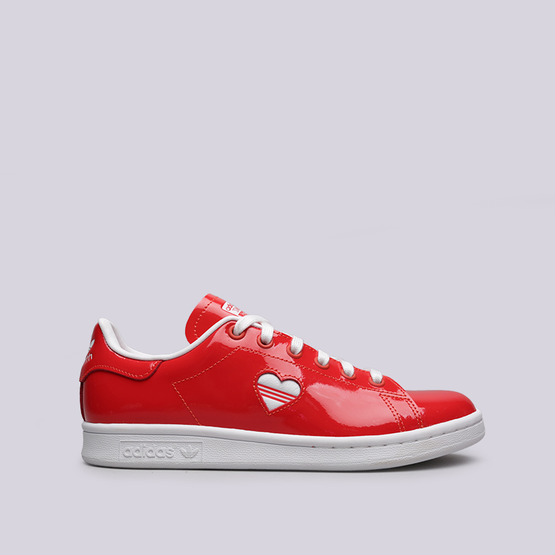 женские красные кроссовки adidas Stan Smith W G28136 - цена, описание, фото 1