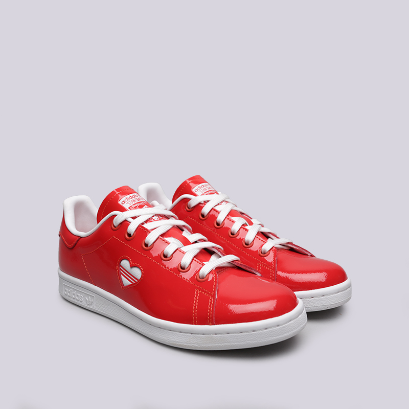 женские красные кроссовки adidas Stan Smith W G28136 - цена, описание, фото 3