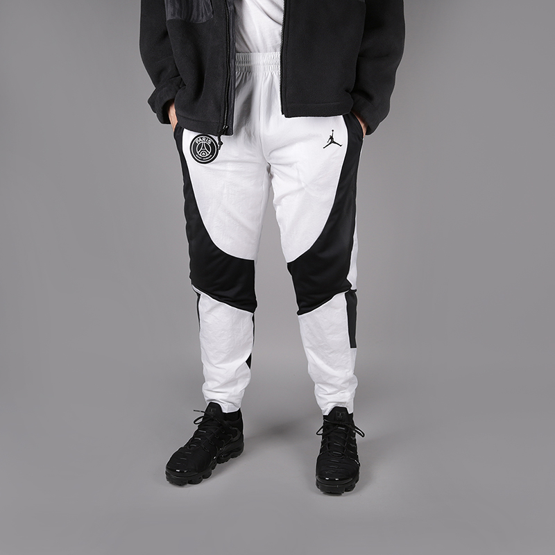 мужские белые брюки Jordan PSG AJ 1 BQ4224-100 - цена, описание, фото 1